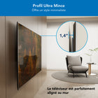 Mount-It! - Support mural fixe pour téléviseur XXL à usage intensif-Une capacité de charge impressionnante de 264 lb garantit un montage sûr et stable