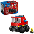 LEGO - City Brick Rides Véhicules – Le camion de pompiers-Ensemble de jeu LEGO City Véhicules – Le camion de pompiers pour les enfants de 5 ans et plus