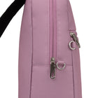 Bugatti Sac à bandoulière avec fermetures éclair verrouillables - Rose-13.50poH x 6.75poL x 3.75poD