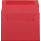 JAM Paper - Enveloppes d'invitation colorées A1 - 4 barres - 3,625 x 5,125 - rouge recyclé - Paquet de 50-Ces enveloppes sont parfaites pour envoyer des invitations, des cartes de voeux, des RSVP, des cartes de remerciement, des cadeaux d'anniversaire, des remises de diplômes, des vacances et plus encore