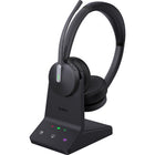 Yealink - Casque sans fil double WH64 - UC-Le WH64 est un casque sans fil pour la communication professionnelle. Il intègre les modes DECT et Bluetooth, offrant efficacité et flexibilité.