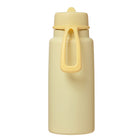 b.box - Gourde isotherme à bec rabattable - 1L - Torsade Citron-Retournez, sirotez et partez – couvercle à paille, poignée de transport et capacité de 1L pour une hydratation sans effort