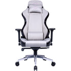 Cooler Master - Caliber X1C Chaise de jeu - Gris-Technologie de refroidissement de qualité supérieure : la technologie de tissu Cool-In utilise des particules de poudre de jade et un fil unique en forme d'étoile pour améliorer la dissipation de la chaleur et la respirabilité, offrant une température de 1 à 2 ° inférieure à celle des chaises de jeu ordinaires. En outre, la technologie du tissu Cool-In résiste aux rayures, à la poussière et est facile à nettoyer.