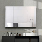 Kleankin - Armoire à pharmacie murale avec miroir - 35 po l x 24 po P - gris-Couleur : Gris 