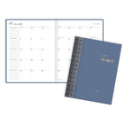 Cambridge - Agenda mensuel 2026-2027 Workstyle Classic - 11 po H x 9 po l - bleu - bilingue-Format des pages : 11 po H x 8 1/2 po l