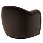 Modway - Compose Performance Velvet Fauteuil pivotant - Marron chocolat-Arrivée entièrement assemblée