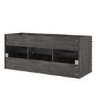 Modway - Render 48" Meuble de toilette de salle de bain compatible double lavabo (non inclus) - Charbon de bois-7
