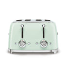 SMEG - Toaster 4 tranches 4x4 - vert pastel-Fentes larges avec centrage automatique, pour des tranches de différentes épaisseurs