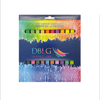 DBLG Imports - Pastels à la craie 24/ensemble-Chaque pastel mesure 10x68mm