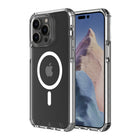 AXS - PROShield Plus etui transparent compatible avec MagSafe teste contre les chutes pour Apple iPhone 14 Pro Max, Givre-Fabrique avec un revêtement anti-UV et anti-jaunissement