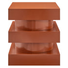 Modway - Perpetuate Totem Table d’appoint - Cayenne-Arrivée entièrement assemblée