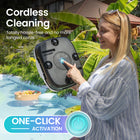Aiper - Scuba 800 Nettoyeur robotisé sans fil pour piscine - Aspirateur automatique pour piscines hors sol plates - 860 pieds carrés-Puissantes performances de nettoyage grâce à un double moteur