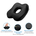 Mount-It - Coussin de siège ergonomique Ergo Collection-Dimensions: 18,5 po L x 14,6 po l x 3,15 po P