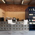 Zuo - Pola Tabouret de bar - Blanc-Assemblage requis