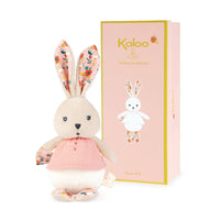 Kaloo - K'doux Lapin Coquelicot, Petit Modèle-Les bébés l'aimeront instantanément dans son haut en mousseline, orné de petits boutons brodés