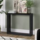 Hudson&Canal - Console Osmond 91 cm (36 po) - Grain noir-Finition en grain noir aspect bois