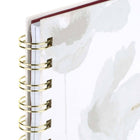 Mead - West Village Cahier spirale, 11 po H x 9 po l, 80 feuilles, couverture rigide, Blanc/gris à motif floral, 80 feuilles-Utilisation polyvalente : Idéal pour les réunions, le journal intime, la planification de projets et l’écriture créative
