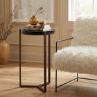 Zuo - Daiza Table d’appoint - Bronze-Capacité de poids maximale: 45