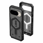 UAG - Étui Pathfinder Rugged Transparent avec aimant pour Pixel 10/10 Pro – Cendre/Noir-Structure écoresponsable : fabriqué avec 25 % de matériaux recyclés post-consommation (PCR)