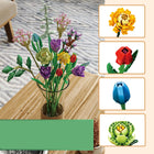 Contixo - Ensemble de blocs de construction de la collection florale Bouquet de tulipes-3e année et plus