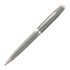 A.T. Cross - Stylo à bille gris métallisé Coventry - pointe moyenne - encore noire-Stylo à bille à encre noire