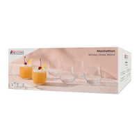 Maxwell & Williams - Verre à whisky Manhattan, lot de 6 - 360mL-Verre à whisky Manhattan lot de 6 est compatible lave-vaisselle et parfaite pour recevoir et parfaite pour recevoir