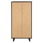 Manhattan Comfort - Granville commode moderne haute et étroite 23,62" - gris foncé-Garantie limitée du fabricant de 30 jours