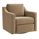 Modway - Liora Performance Velvet Fauteuil - Taupe-Velours de performance résistant aux taches