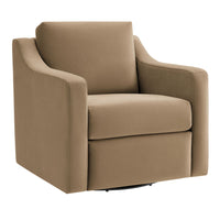 Modway - Liora Performance Velvet Fauteuil - Taupe-Velours de performance résistant aux taches