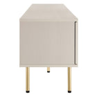 Modway - Cambria 70 po Meuble TV, Blanc-Portes coulissantes