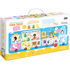 Banana Panda - Puzzle à faire soi-même, Food Truck-Apprenez-en encore plus sur les dinosaures - le puzzle comprend une grande affiche éducative recto verso avec plus de faits amusants sur les dinosaures, une valeur d'apprentissage supplémentaire que les parents adoreront