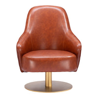 Zuo - Withby Fauteuil d’appoint - Brun-Confort moelleux et rembourrage durable