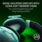 Razer - Blackshark V2 PRO XBOX Casque esport sans fill pour XBSX - Blanc-70 heures d’autonomie de la batterie avec chargement par type c: Utilisation pendant plusieurs jours avec une seule charge