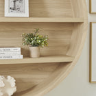 Modway - Romy 47 po Manche Étagère murale - Naturel-Étagères à grains de bois