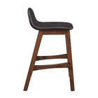 Modway - Juno Tabouret de comptoir - Brown - Ensemble de 2-Repose-pieds et dossiers