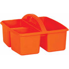Teacher Created Resources - Orange Plastic Storage Caddy, Pack de 6-Ces caddies sont fabriqués à partir de plastique durable et comprennent des compartiments divisés pour une organisation facile.