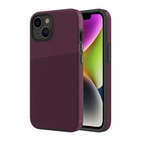 AXS - PROTech Plus etui mince anti-choc avec double couches pour Apple iPhone 14, Sangria-Resistant aux chutes jusqu'a 10 pieds