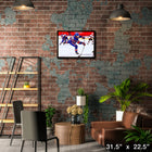 Nick Suzuki Montreal Canadiens Shooting sur toile - Toile encadree - 31" x 22"-Sous licence officielle de la LNH et de l'AJLNH