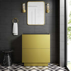 Modway - Quantum 30" Armoire de toilette de salle de bain (lavabo non inclus) - Or-Bassin d’évier non inclus