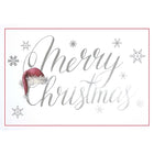 Mill Brook Studio - Cartes De souhaits Noël / Enveloppes - 5-3/8 po x 7-3/4 po - Tuque du Père Noël - Paquet de 18-Cartes de souhaits qualité boutique