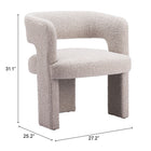 Zuo - Java Fauteuil d’appoint - Beige sable-6