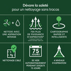 iRobot - Aspirateur robot Roomba 105 avec station de vidage automatique-Dévore la saleté d’une aspiration 70X plus puissante (Par rapport aux robots Roomba série 600) Le nettoyage en trois étapes offre une aspiration 70X plus puissante (Par rapport aux robots Roomba série 600) et comprend une brosse multisurface en soie et une brosse latérale qui dévorent la saleté et les moutons de poussière pour vous offrir des planchers si propres que vous voudrez marcher pieds nus
