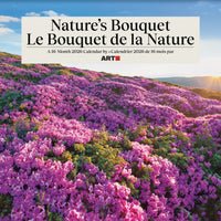 DateWorks - 2026 Calendrier Mural 16 Mois - 12 po x 12 po - Le Bouquet de la Nature - Bilingue -12,00" x 12,00"