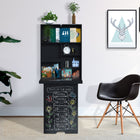 HOMCOM - Table murale pliante convertible - 23,5 po L x 37,25 po l x 57,75 po H - noir-Se replie soigneusement pour économiser de l’espace lorsqu’il n’est pas utilisé