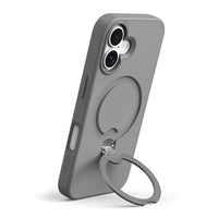 AXS - PROShield Stand MagSafe Compatible Apple iPhone 17 - Gris-Pied rotatif à 360° pour visionnement en mode portrait ou paysage
