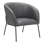 Zuo - Quinten Fauteuil d’appoint - Gris vintage-Aucun assemblage requis