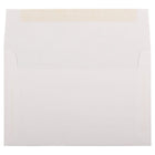 JAM Paper - Enveloppes d'invitation Strathmore A8 - 5,5 po x 8,125 po - Vélin blanc brillant - paquet de 50 (STTW761I)-Taille : A8 (5,5 x 8,125 pouces)