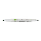 Zebra – Surligneur double pointe style stylo Mildliner, vert doux-L'encre résistante à l'eau douce est translucide et excellente pour la stratification