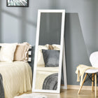 HOMCOM - Miroir pleine longueur - 20,1 po l x 57,9 po H - blanc-Finition couleur unie qui s’intègre facilement dans votre chambre, salon ou couloir 