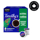 Timothy's - Dosettes K-Cup espresso foncé forêt tropicale, paquet de 48-30,1 x 20,1 x 14